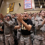 Army basketball fans