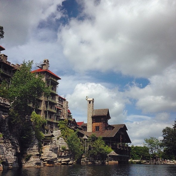 Mohonk Mountain House from Lake